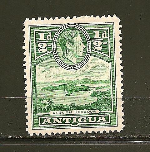 Antigua 84 English Harbour King George VI Mint Hinged