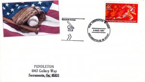 PAN AMERICAN GAMES - INDIANAPOLIS, IN  1987   FDC16833