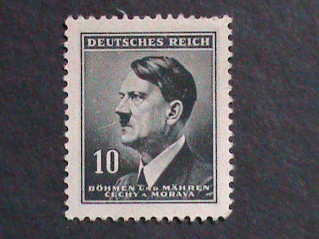 ​CZECHOSLOVAKIA-1942 SC#62 ADOLF HITLER- BOHEMIA & MORAVIA-MNH VF 80 YEARS OLD