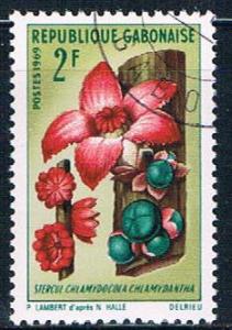 Gabon 245 Used African Flower ur 1969 (G0317)+