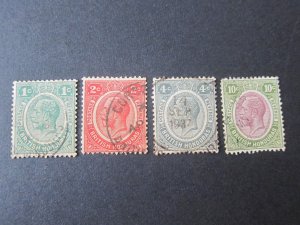 British Honduras 1922 Sc 92,4.6,8 FU