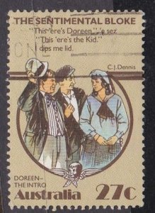 Australia 1983 - Folklore - The Sentimental Bloke -Doreen  - 27c - used