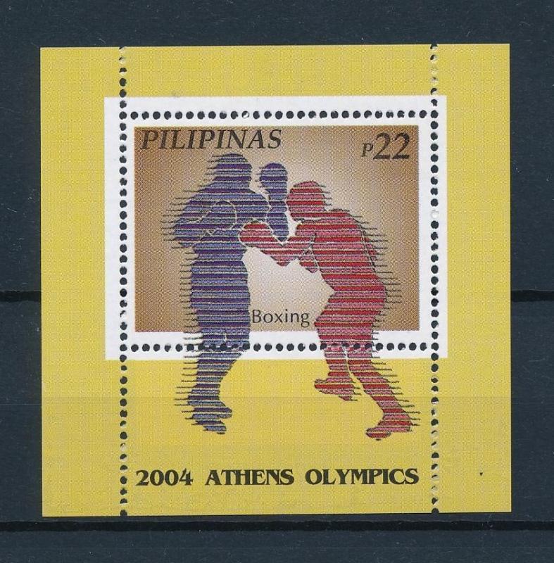 [55683] Philippines 2004 Olympic games Athens Boxing MNH Sheet