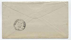 1908 American Consular Service cover Uruguay to USA [y2601] 