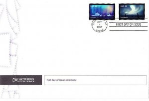 USPS First Day Ceremony Program #4203-4204 IPY Aurora Australis/Borealis 2007