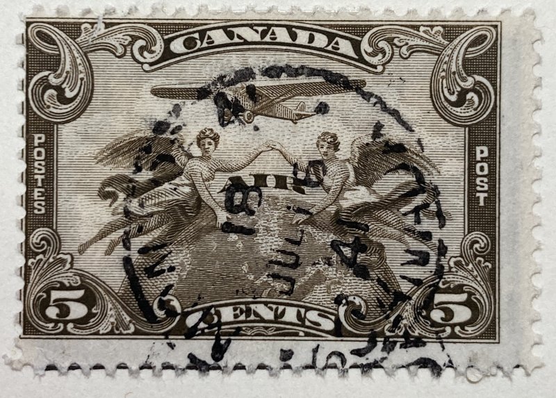 AlexStamps CANADA #C1 FVF Used