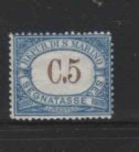 SAN MARINO #J22 1925 20c POSTAGE DUE MINT VF LH O.G