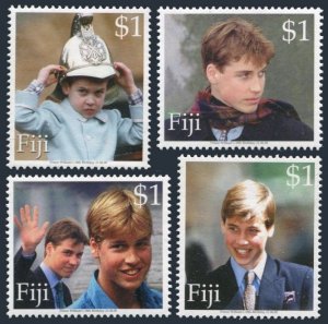 Fiji 889-892,MNH.Michel 931-934. Prince William,18th birthday,2000.