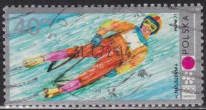 Poland 1871 Olympic Luge, Sapporo '72 40Gr 1972