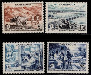 Cameroun Scott 326-329 MNH** FIDES set of 1956