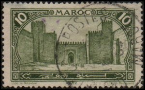 French Morocco 94 - Used - 10c Mosque of the Andalusians, Fez (1923)