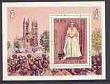 UPPER VOLTA - 1978 - Coronation Red O/p - Perf Min Sheet - Mint Never Hinged