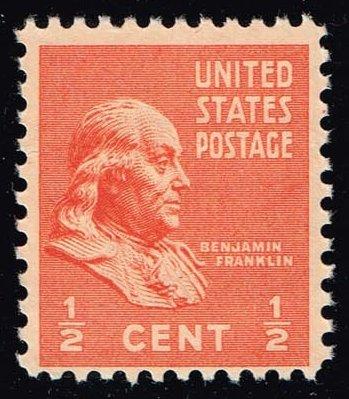 US #803 Benjamin Franklin; MNH (0.25)