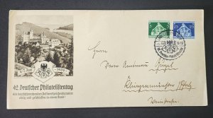 WW2 WWII Germany Third Reich Nazi Cover Envelope Stamp collectors day 1936