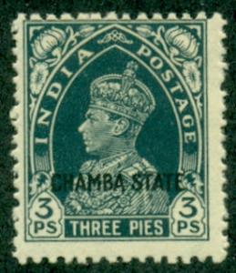 India Chamba #70  Mint F H  Scott $14.00