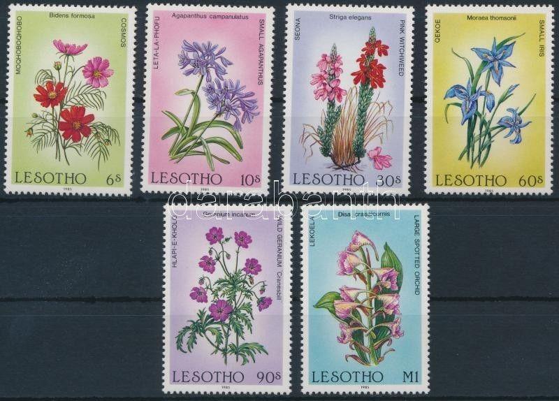 Lesotho stamp Flower set MNH 1985 Mi 540-545 WS196077