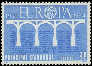 Andorra Spanish Administration #162-163, Complete Set(2), 1984, Europa, NH