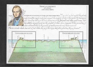 Cocos Islands #81 MNH Charles Darwin's Visit Souvenir Sheet (12030)