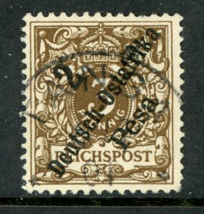 East Africa 1896 Germany 2 Pesa/3 Pfennig First Issues Scott #6 VFU  L463