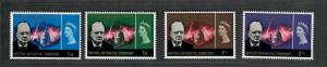 British Antarctic Terr Sc#16-19 M/NH/VF, Complete Set, Churchill, Cv. $41.35