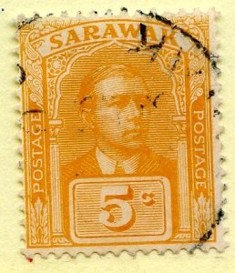Sarawak, Scott #57, Used