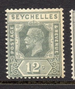 Seychelles 1921-32 Early Issue Fine Mint Hinged 12c. NW-14210