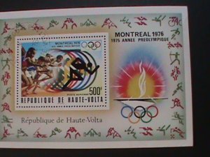 ​UPPER VOLAT-1976-OLYMPIC GAMES MONTREAL'76 CANADA CTO S/S SHEET VERY FINE