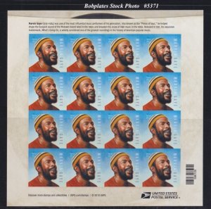 BOBPLATES #5371 Marvin Gaye Sheet of 16 VF MNH