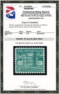 US Stamp #1037 The Hermitage 4-1/2c - PSE Cert - XF-SUP 95 - MNH - SMQ $40.00