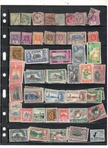 CEYLON COLLECTION ON STOCK SHEET MINT/USED