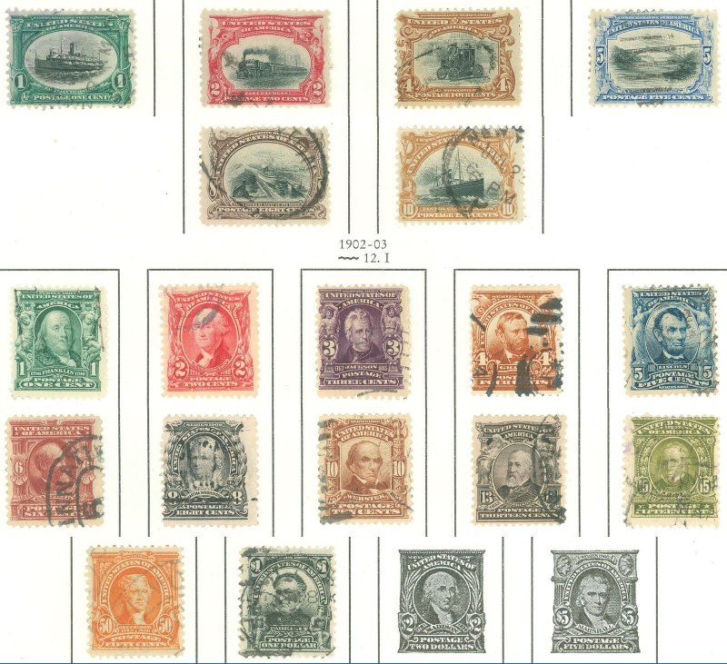 US USED-F/VF STAMP COLLECTION, Several Pages, #63-311, Scott Cat Value $4850.00!