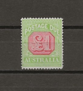 AUSTRALIA 1913/23 SG D87 MLH Cat £1700