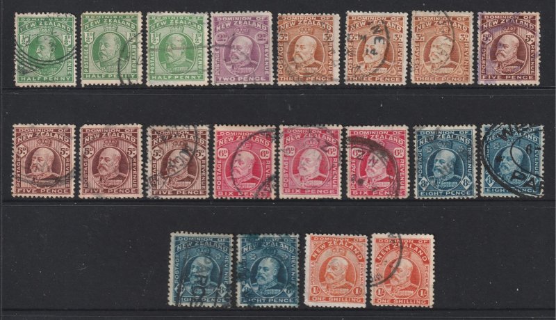 New Zealand a selection of used unsorted Edwards