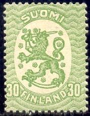 Arms, Republic Helsinki Issue, Finland stamp SC#130 MNH