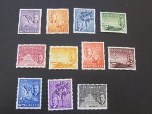 Seychelles 1952 Sc 157-67 MH