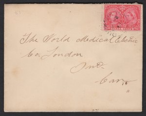 Simcoe Co-1897 Dunkerron 3c Jubilee. @ $35