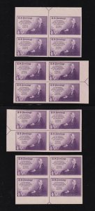 1935 Mothers of America Sc 754 FARLEY 4 arrow blocks NGAI no gum as issued (K5