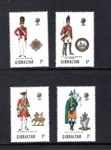 Gibraltar #234-237  VF, Unused, Original Gum, VLH, CV 2.65 .....  2440348