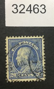 US STAMPS #419  USED VF/XF  LOT #32463