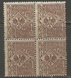 ITALY 76 MNH BLOCK OF 4 E941-1