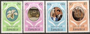 Jamaica  503 P15 MNH 1981 Royal Wedding Sheet