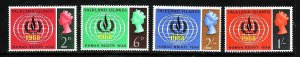 Falkland Islands-Sc#162-5-unused hinged set-Human Rights-id4-1968-