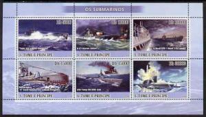 St Thomas & Prince Islands 2008 Submarines perf sheet...