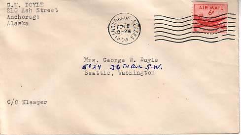 United States, Airmail, Airmail Issues, Alaska