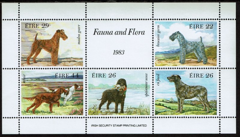 Ireland #567a Souvenir Sheet MNH - Animals Dogs (1983)