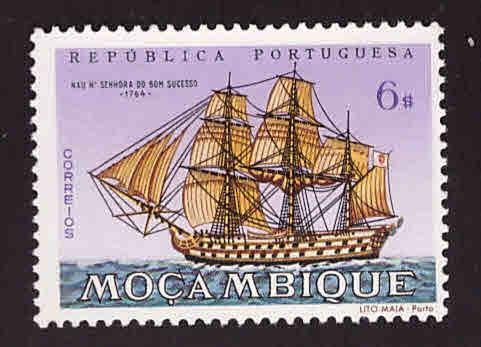 Mozambique Scott 447 MNH** ship stamp