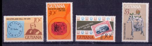 GUYANA - Death Cent of Roland Hill - MNH