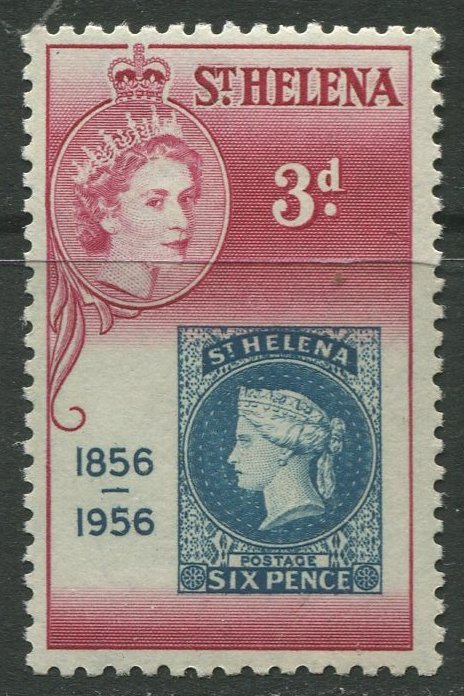 STAMP STATION PERTH St Helena #153 Cent. of St Helena 1st Postage StamP 1956 MNH