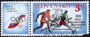 Slovakia 183 - Used - 3s Olympics (1994)