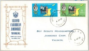 42590/4 - TRINIDAD TOBAGO - POSTAL HISTORY - FDC COVER 1961 -  BOY SCOUTS